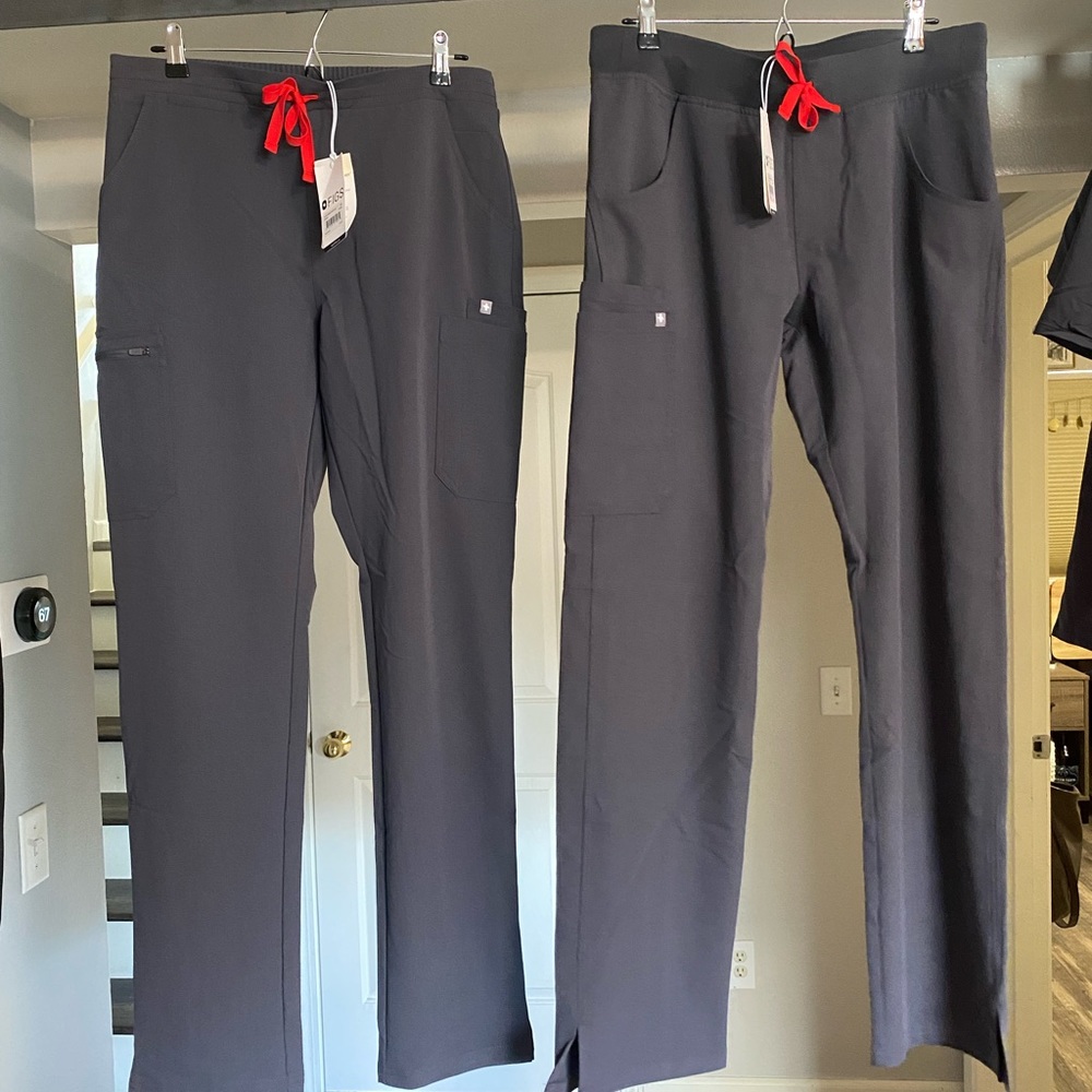 FIGS Charcoal Cargo pants NWT - Limited Edition